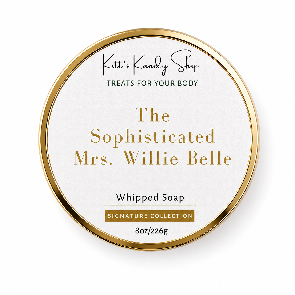 The Sophisticated Mrs. Willie Belle Whipped Soap