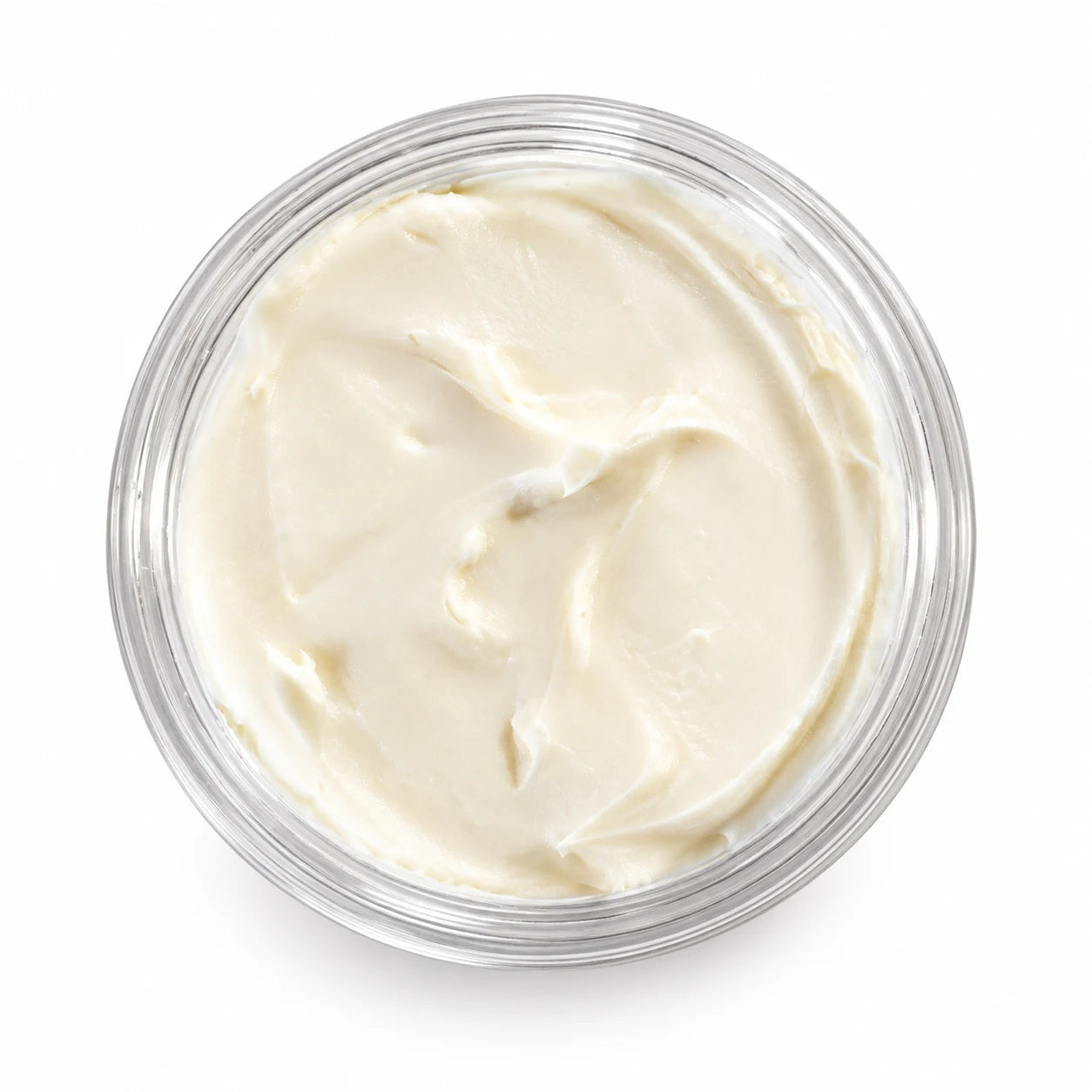 Overhead view of the Bougie body butter texture