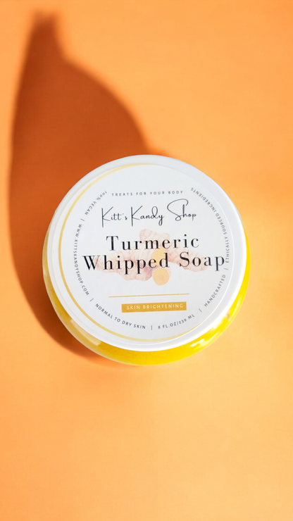 Skin Brightening Turmeric Whipped Soap