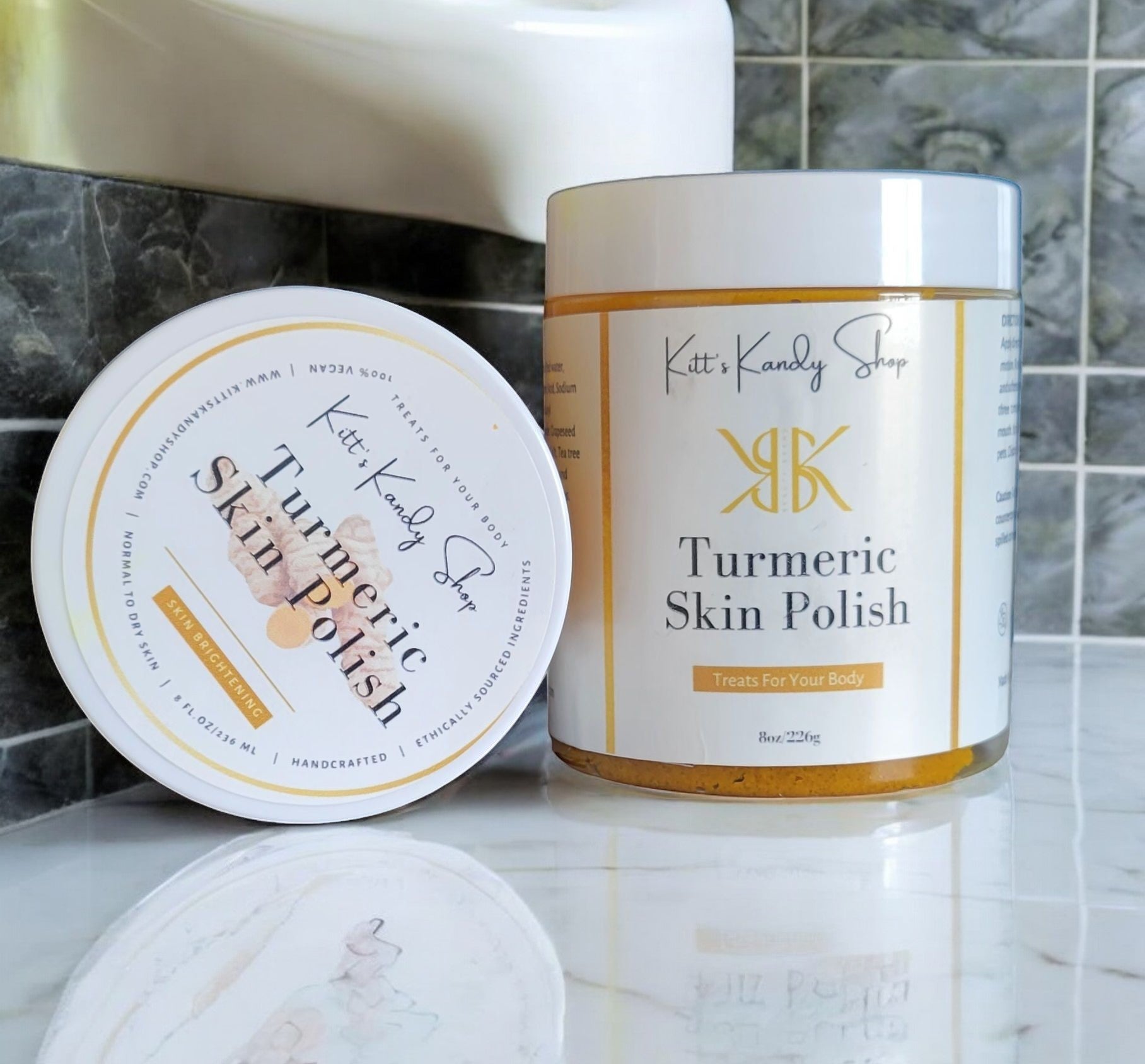 Turmeric Scrub for Bright Skin & Acne | Exfoliating Face Scrub