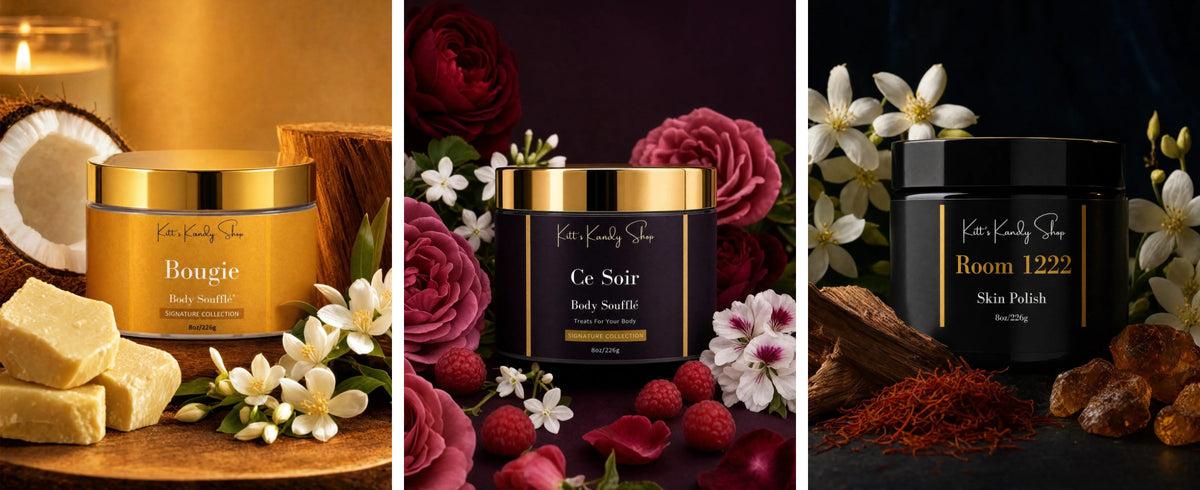 Kitt's Kandy Shop Bougie, Ce Soir and Room 1222 signature collections