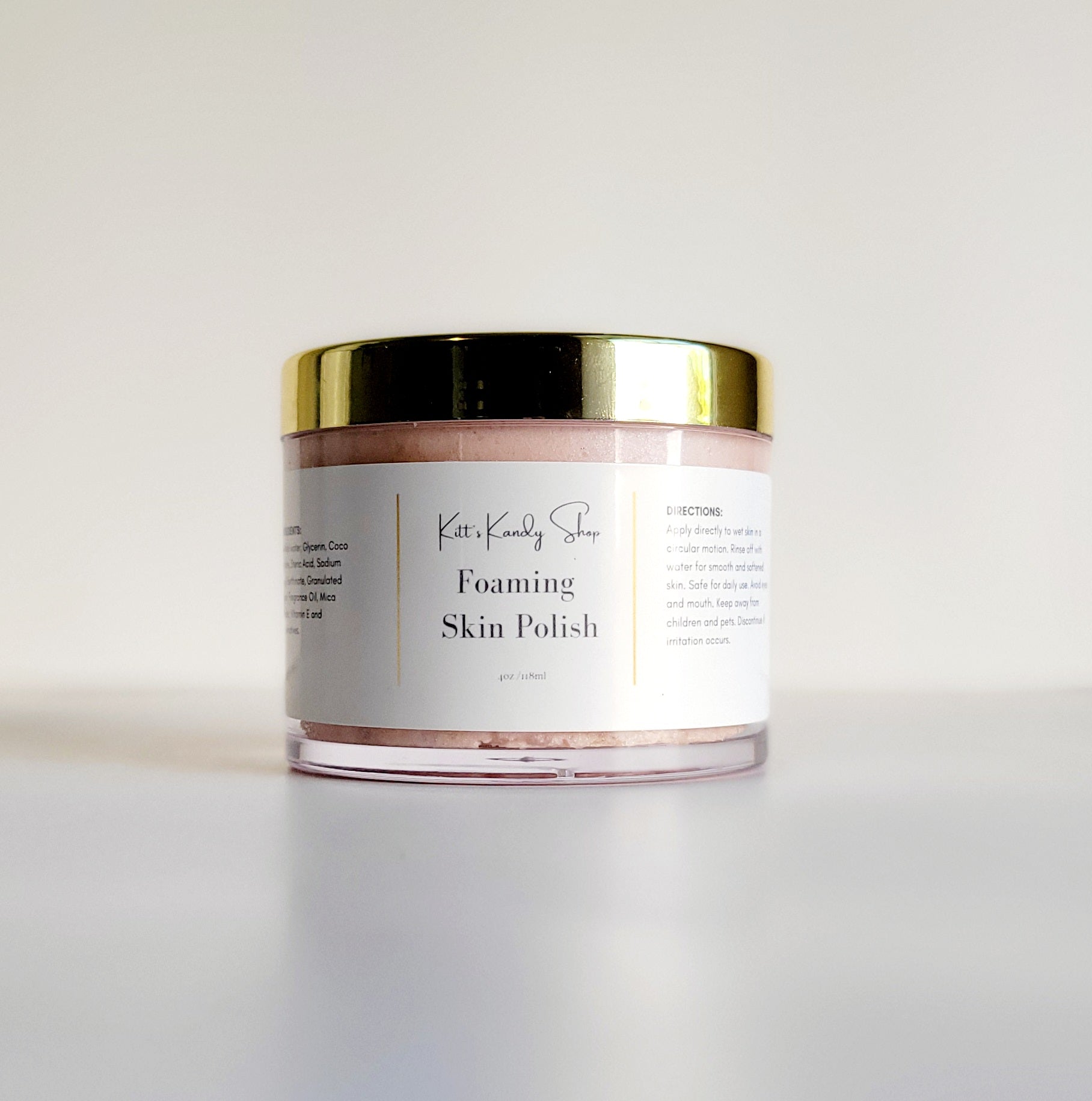 Foaming Sugar Scrub